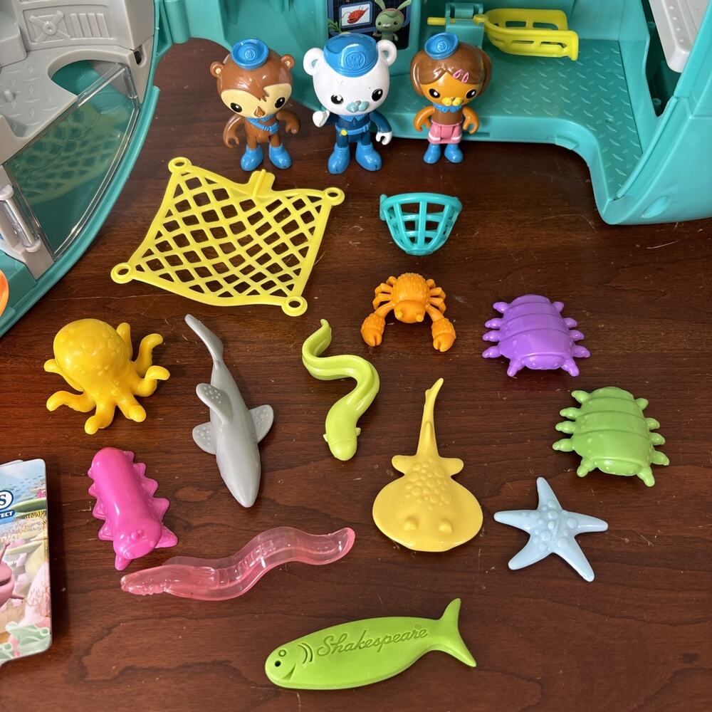 Octonauts Gup A Megapack Sub Playset Figures Sea Creatures Cards Accessories - Picture 3 of 14